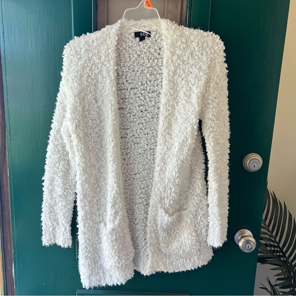 a.n.a Textured Knit Sweater - White